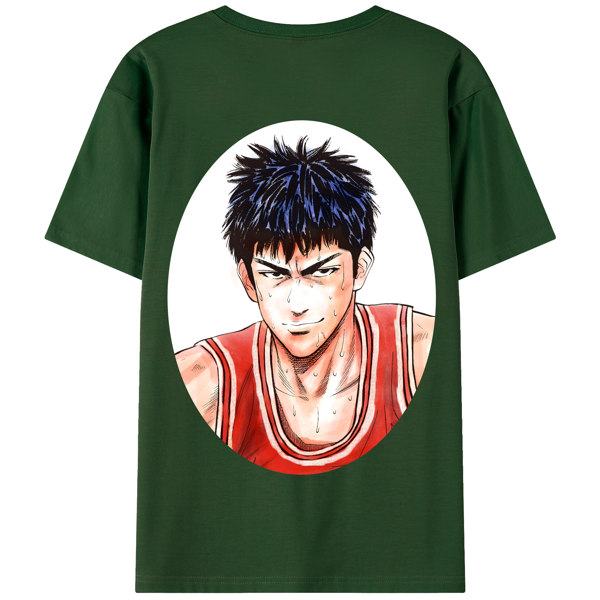 SLAM DUNK／スラムダンク 綿100％半袖Tシャツ（背面プリント）